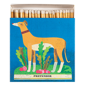 Whippet and Radishes Safety Matches