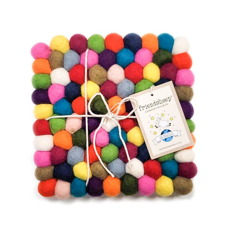 Wool Coasters - Set of 4