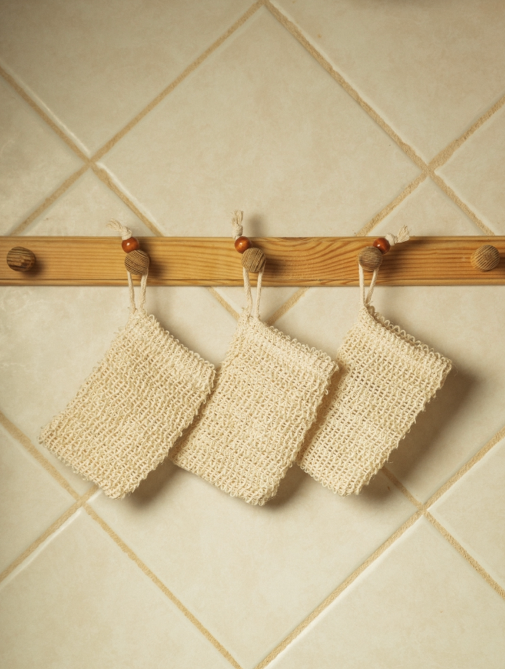 Sisal Soap Bag & Soap Saver