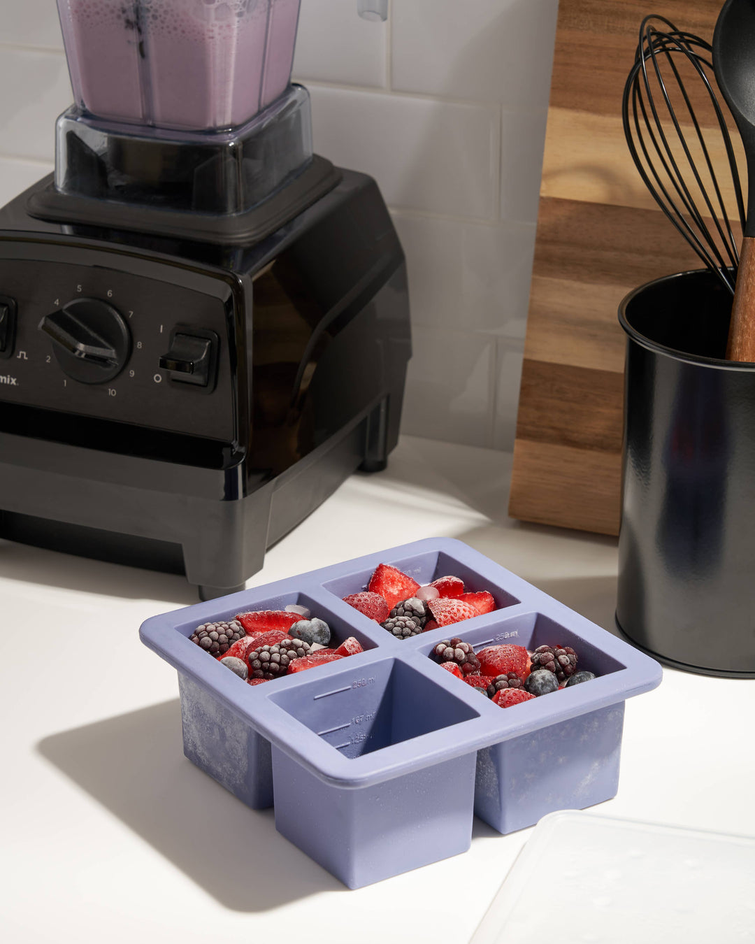 Silicone Food Storage Meal Prep - 6 cube