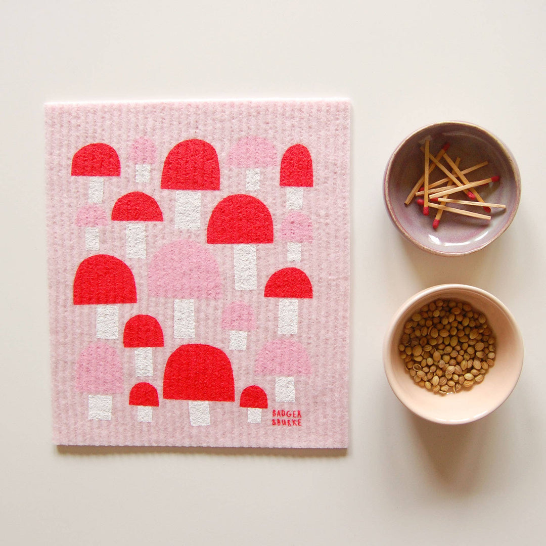 Mushroom Swedish Dish Cloth
