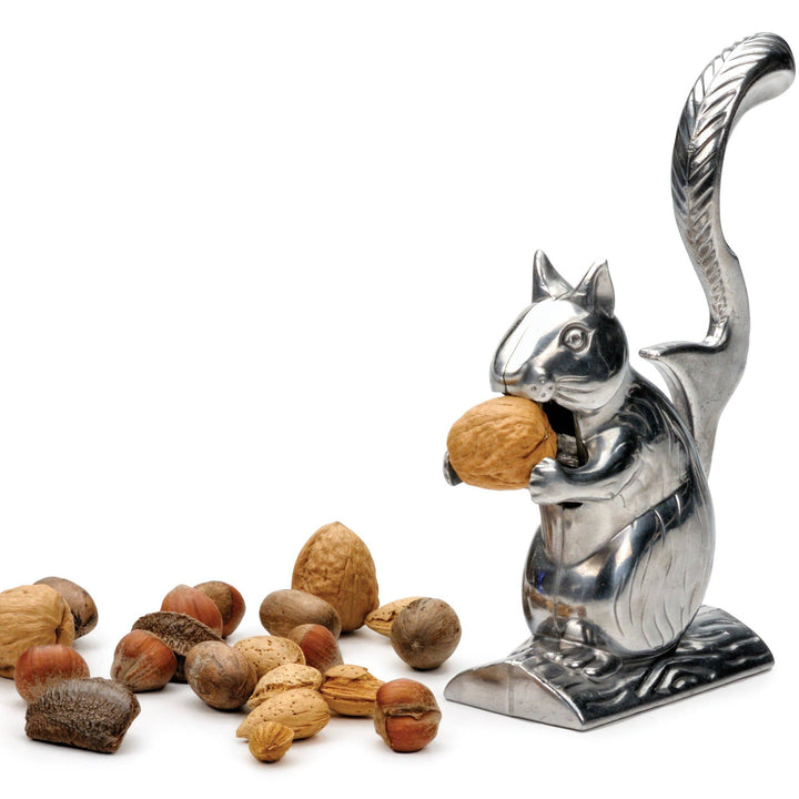 Aluminum Nutty Squirrel Nutcracker