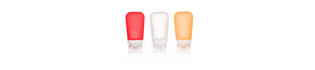 GoToob+ 3-Pack Refillable Silicone Travel Bottles