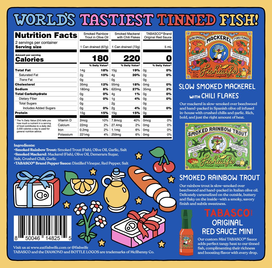 Tinned Fish & Hot Sauce Gift Set