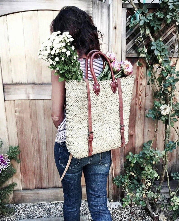 Handmade Straw Packbag
