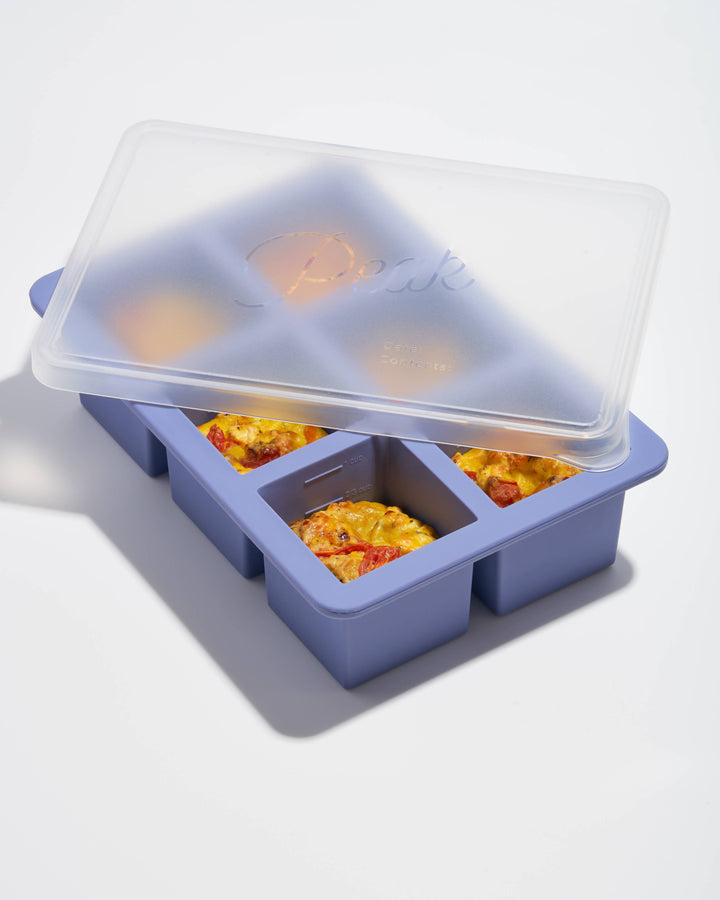 Silicone Food Storage Meal Prep - 6 cube
