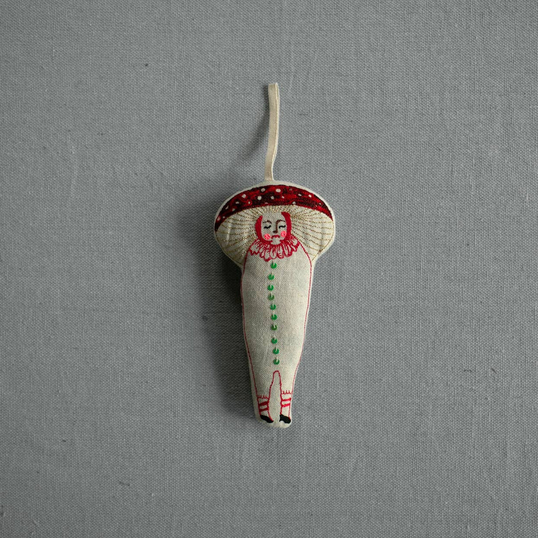 Baby Mushroom Lavender & cotton Filled Ornament