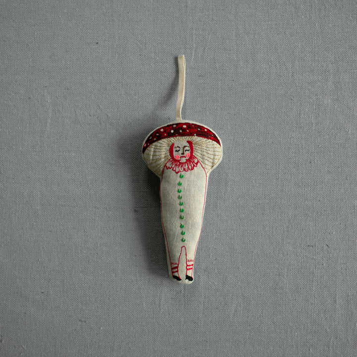 Baby Mushroom Lavender & cotton Filled Ornament