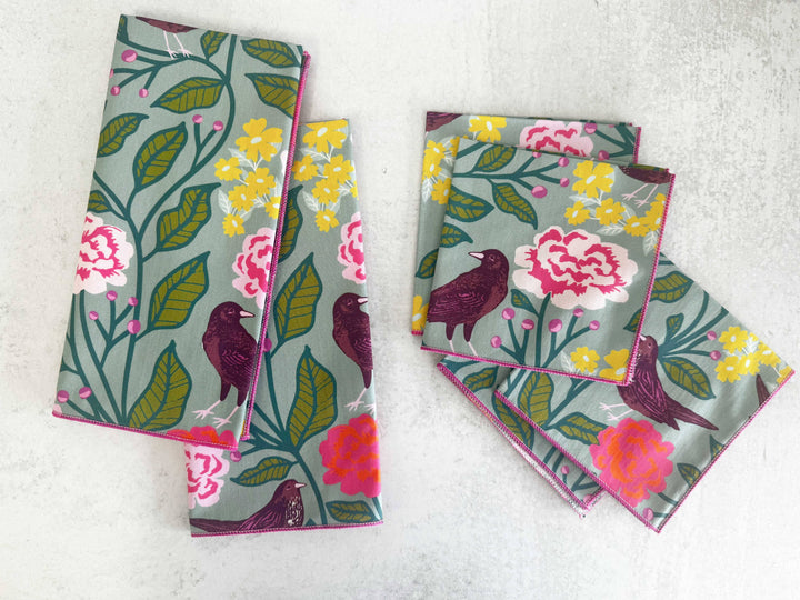 Backyard Songbird Cloth Napkins,
