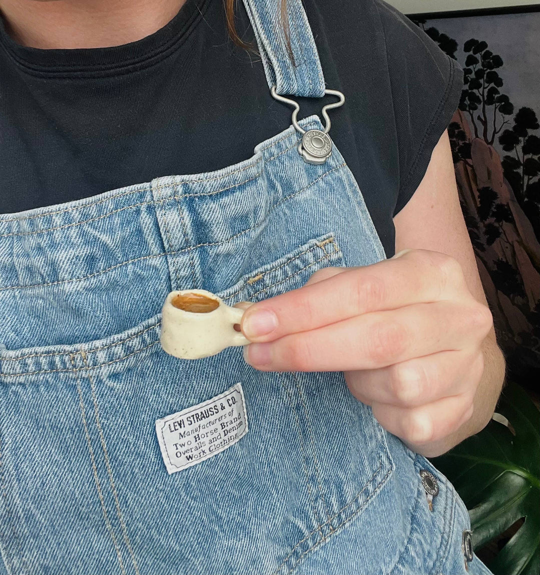 Mini Coffee Mug Ceramic Trinket