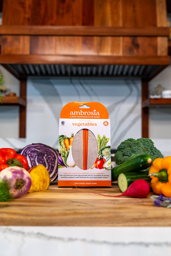 The Vegetable Bag – Reusable Linen Produce Bag