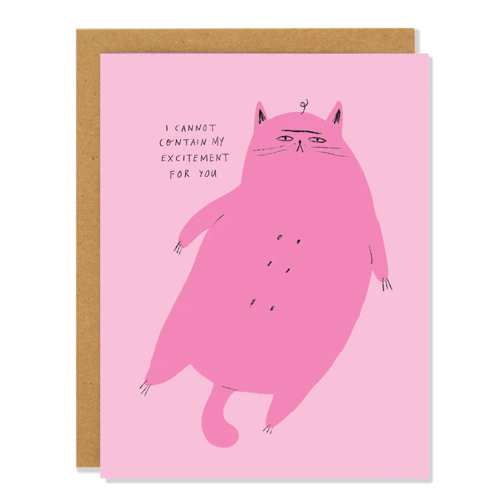 Indifferent Kitty- Greeting Card