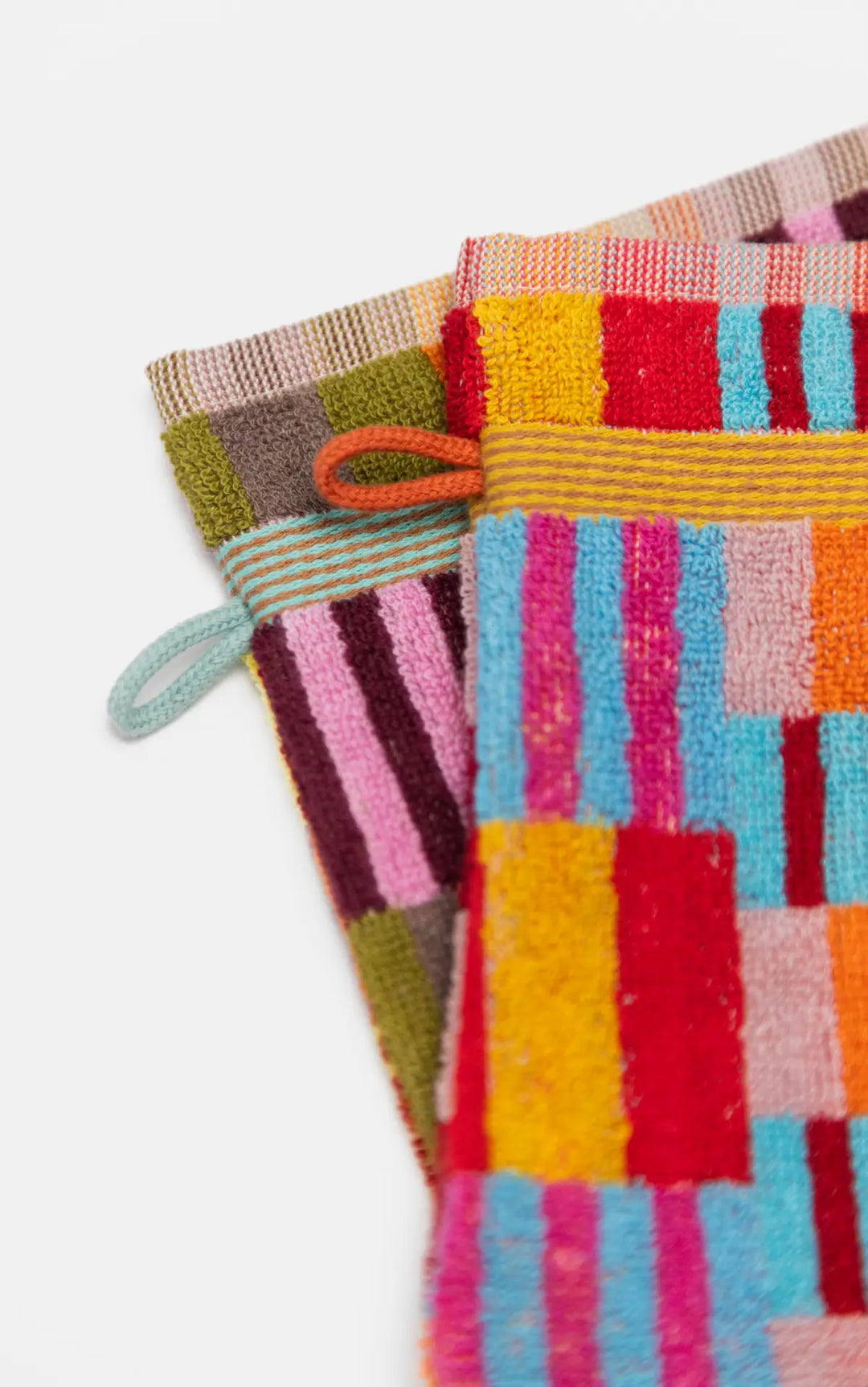 Wash Glove Duo - Tulip Quilt