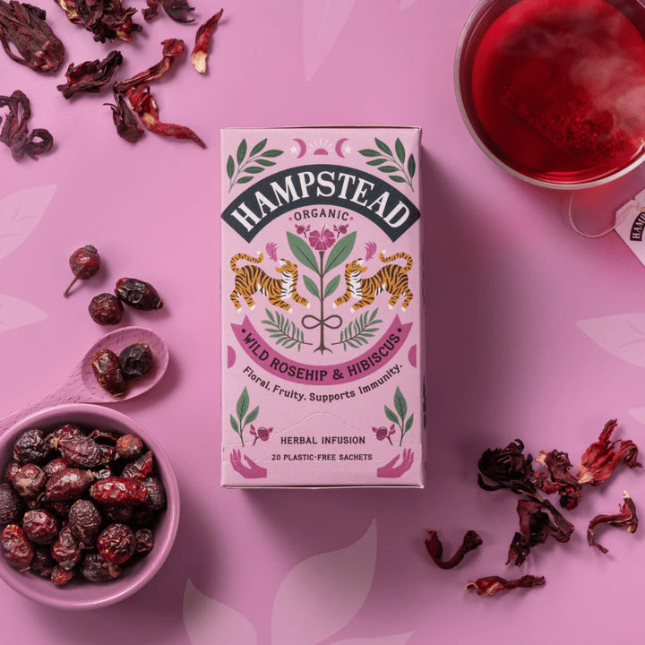 Organic Rosehip & Hibiscus Herbal Tea
